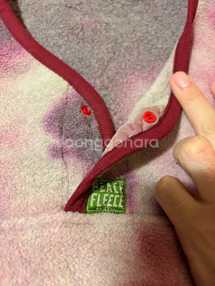 캐피탈 피스 플리스 4사이즈--5