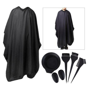 새 1세트 헤어 7개 염색 키트 그릇 케이프