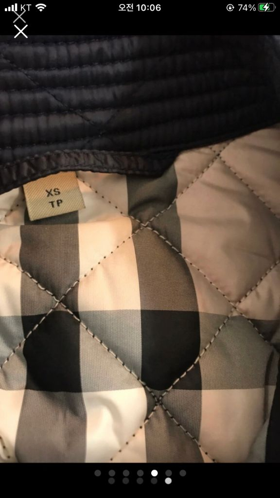 버버리 퀼팅 자켓--4