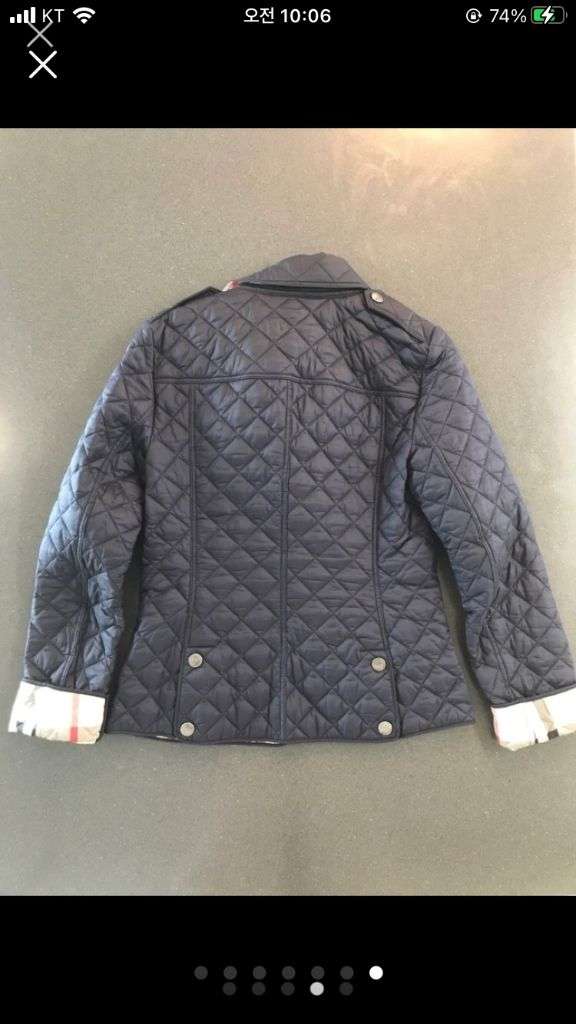 버버리 퀼팅 자켓--6