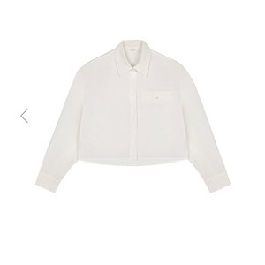 PVCS 셀라 크롭트 셔츠(화이트, 베이지)