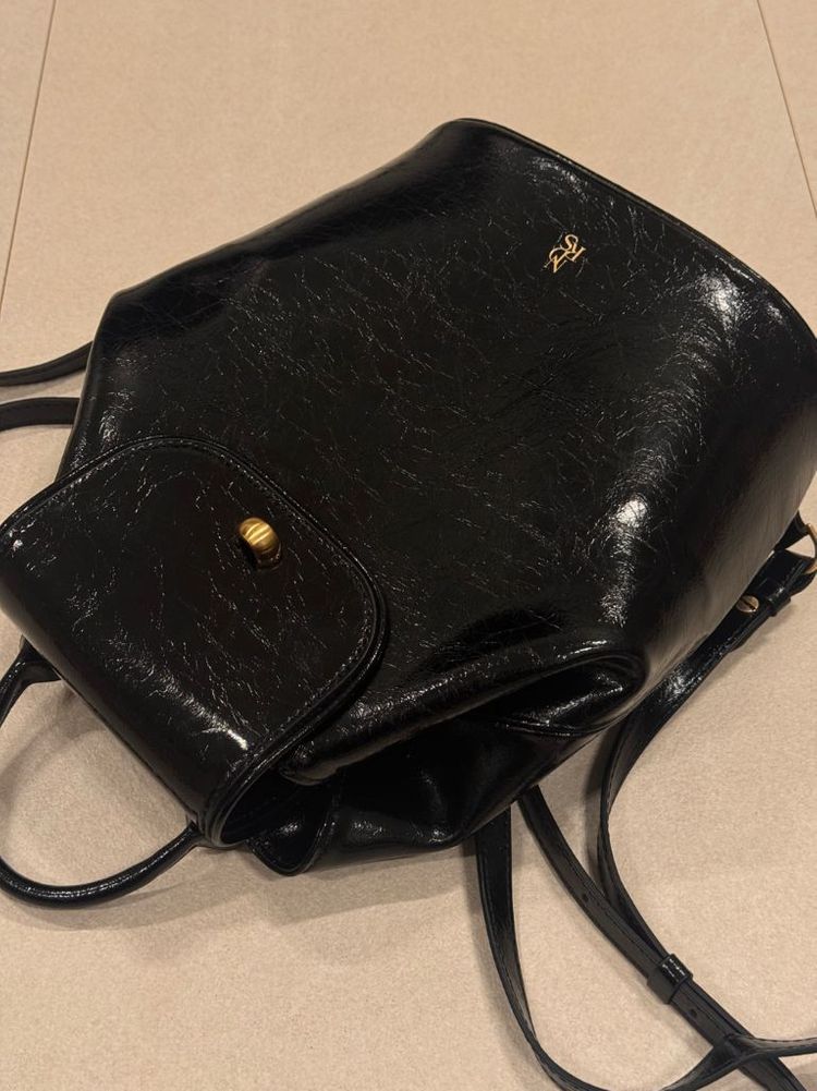 앤딜로즈 Manon 마농백 글로시 블랙--3