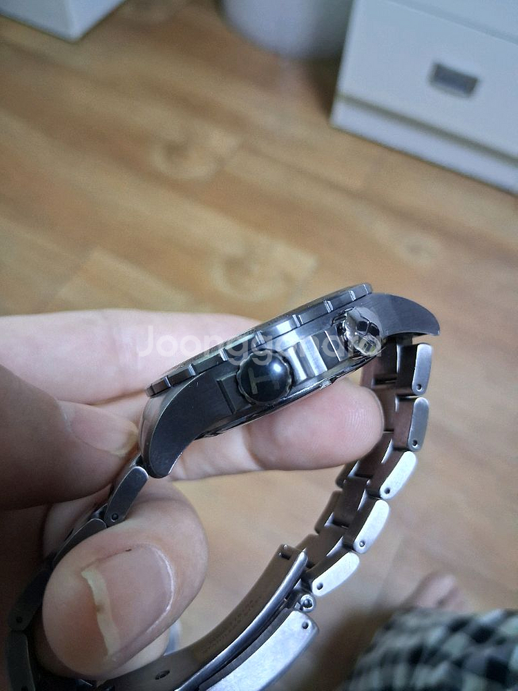 해밀턴 카키필드 크로노그래프 시계--2