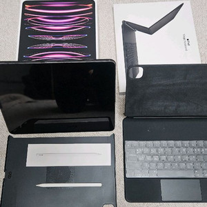 아이패드프로 6세대(M2)12.9인치 1tb (1테라) 셀룰러 / 애플매직키보드/ 애플펜슬2세대 / 고급 케이스