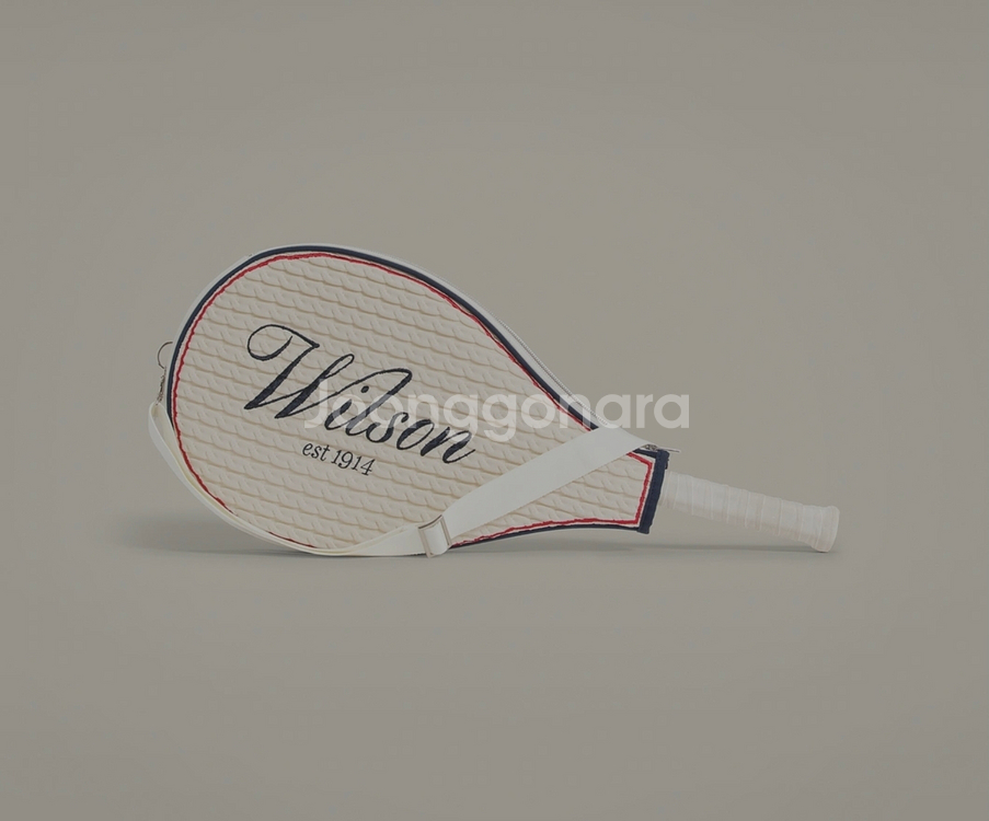 [한국 미출시] 윌슨 테니스 라켓 커버 가죽 U Knit Racket Cover Sandrift OS(WU0013 | 중고나라 ...