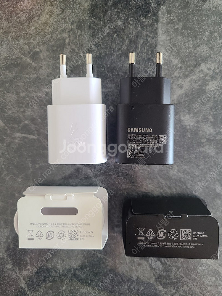 삼성 25w 초고속충전기 C타입 어뎁터 ctoc케이블--1