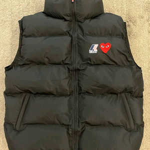 하트 로고 패딩 조끼 95사이즈