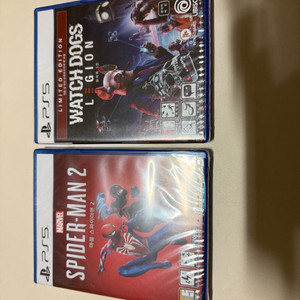 PS5 와치독스 리전 스파이더맨2 미개봉