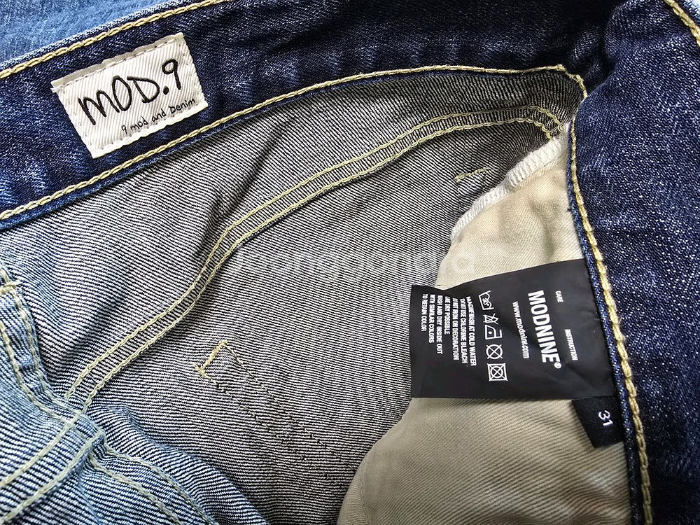 모드나인 펑크타운 mod4 크롭 청바지 팝니다--5