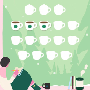 스타벅스 프리퀸시 이미지