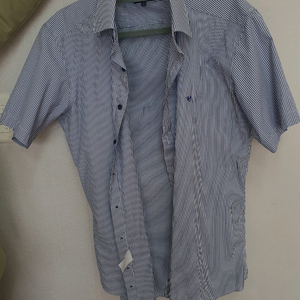 VACCI 스트라이프 반팔 셔츠 100