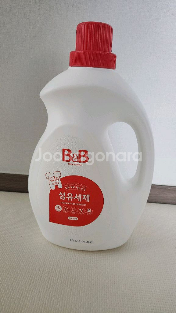 비앤비 섬유세제 3000ml 미개봉새상품 리뉴얼전 제품--0