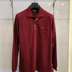 버버리 긴팔 폴로티 M