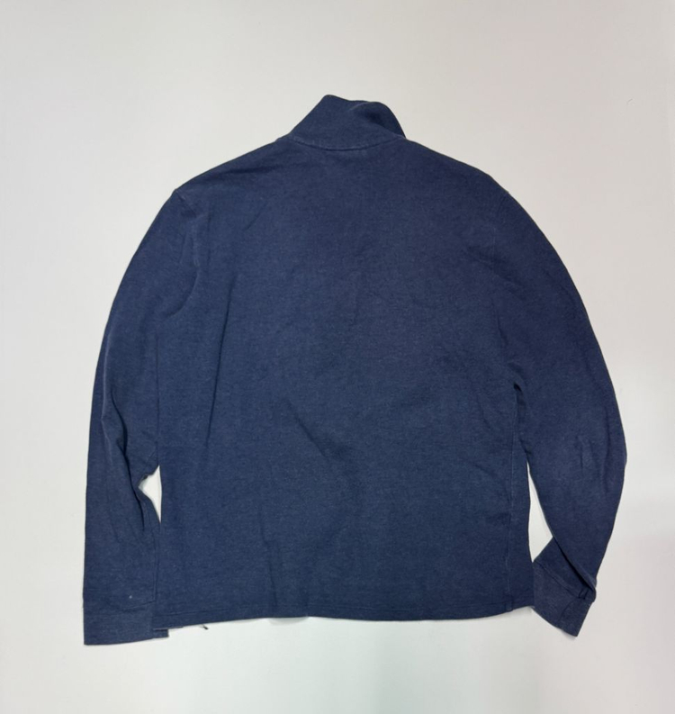 라코스테 커스텀 핏 네이비 긴팔 티셔츠--1