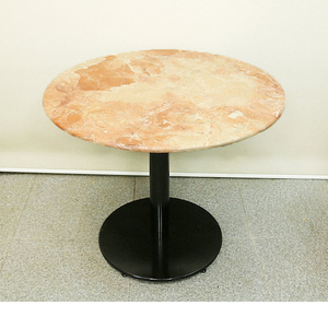 워커힐 호텔에서나온 대리석 원형 다이닝 테이블 다량 이미지