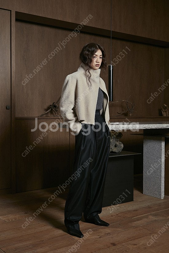 WMM 더블유엠엠 New Nice Pants 블랙 실크--9