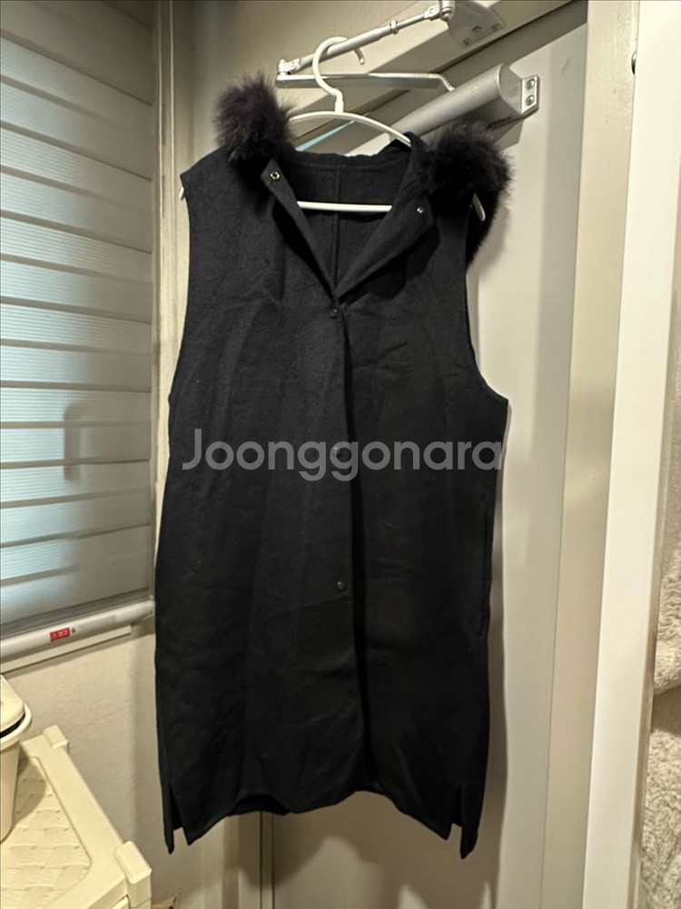 여성 롱패딩 / 아이젤 구스다운 패딩 코트 + 핸드메이드 베스트 세트 55--4