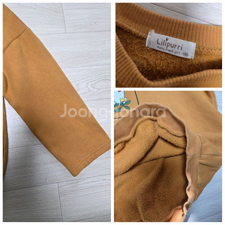 여아140 기모맨투맨,부츠컷바지셋업,세트-릴리프리--4