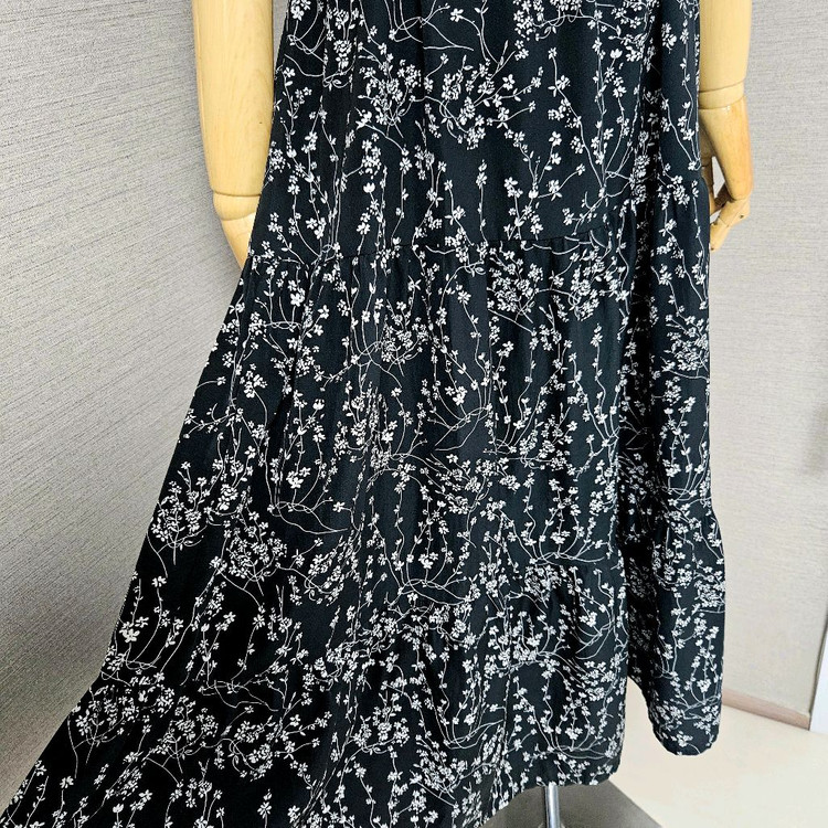 새상품]블랙 뷔스티에 캉캉 밴딩 롱원피스-66가능/ 하객룩 상견례 코트 니트 핸드백 가방 겨울 스커트 정장 패딩--3