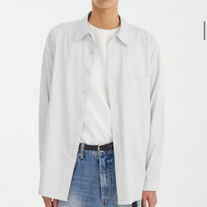 유스 youth loosed shirt 루즈드 셔츠 라이트그레이