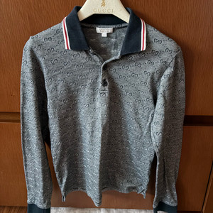 구찌 키즈 GG 패턴 폴로셔츠 8y