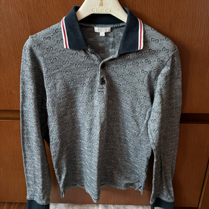 구찌 키즈 GG 패턴 폴로셔츠 8y