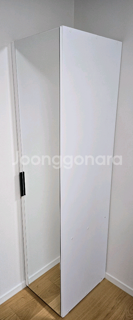 전신 거울 옷장 화이트--0