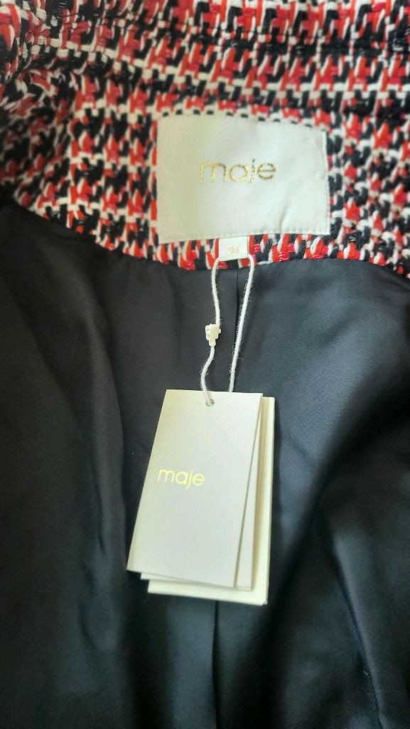 마쥬 트위드 자켓--2