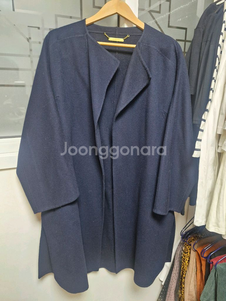 한섬 시스템 유명 가오리 캐시미어 모 혼방 코트(88-99)--0