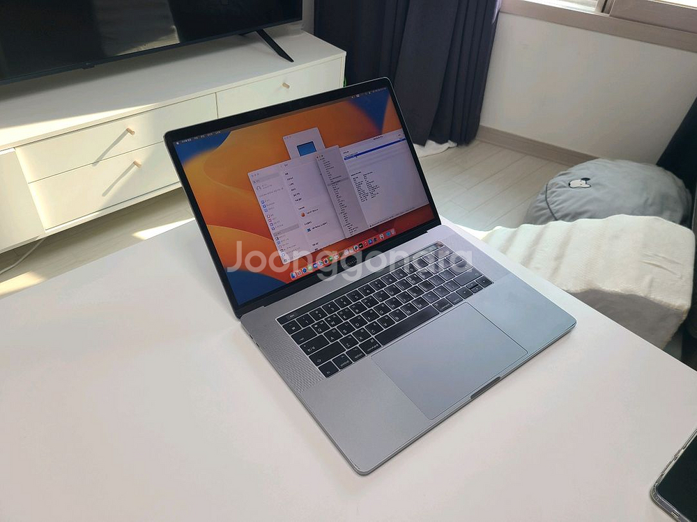 맥북 프로 15 인치 레티나 터치바 i7 ram16 ssd512 2019년구입--3