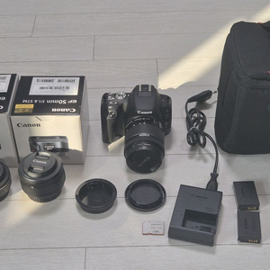 캐논 EOS 200D 18-55번들킷 + 24mm + 50mm