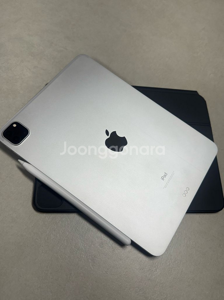 아이패드 프로 11인치 3세대 128GB wifi+정품 매직키보드, 애플펜슬2세대 외 구성품--0