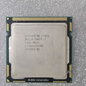 인텔 i7-870 CPU 입니다 이미지