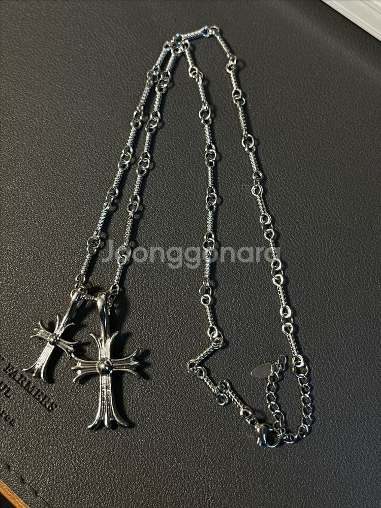 [새상품]크롬 목걸이 3종--1