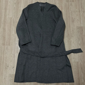 DECO 데코 여성 벨티드 싱글 코트 M/95