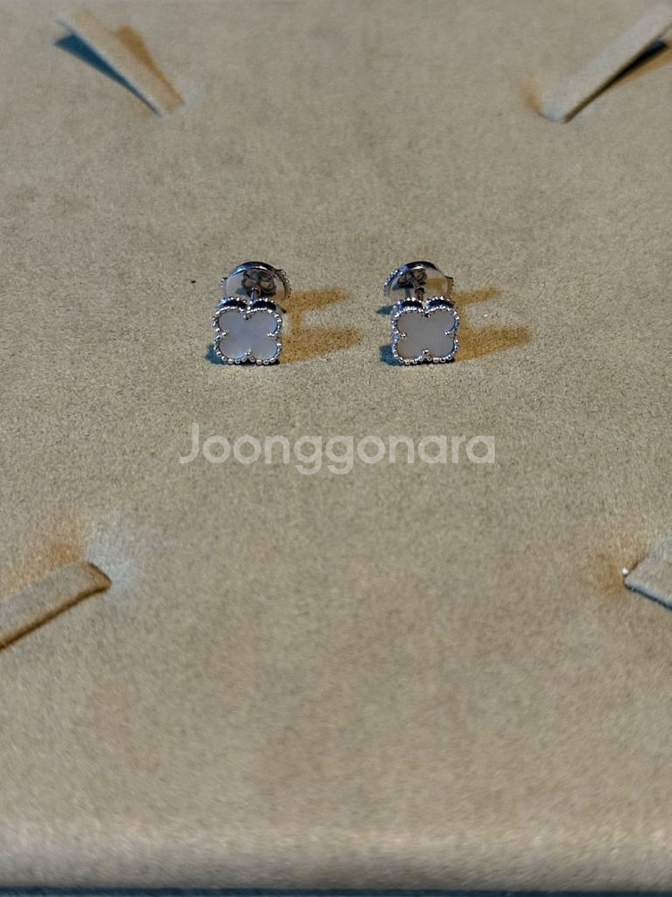 14k 원석(마더오브펄) 귀걸이--0