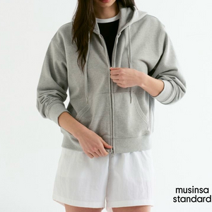 무신사스탠다드 우먼즈 후디드 스웨트 집업