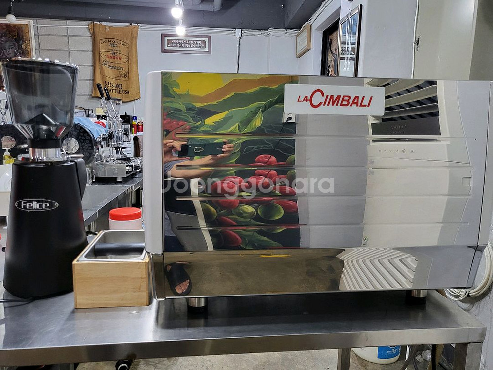 라심발리M23UP 커피머신 펠리체75S RPM자동그라인더 포함 75m그라인더 포함--2