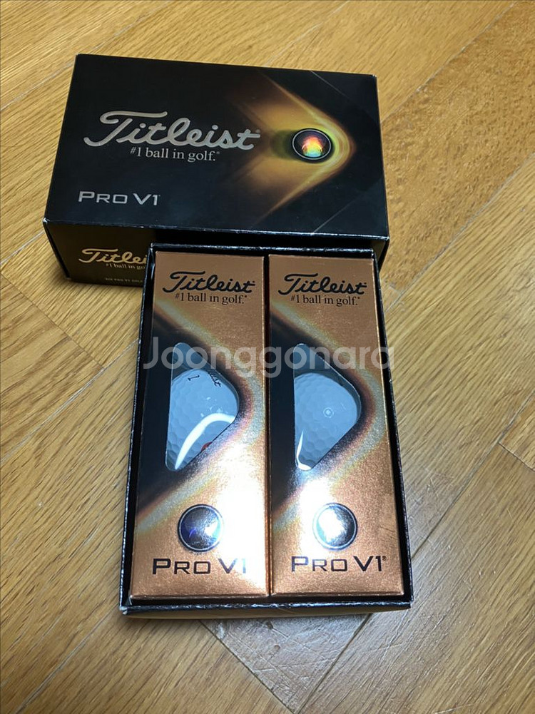 타이틀리스트 프로v1 골프공 6구 1박스 판매합니다--0