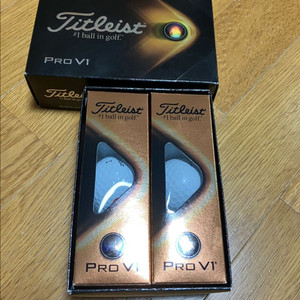 타이틀리스트 프로v1 골프공 6구 1박스 판매합니다