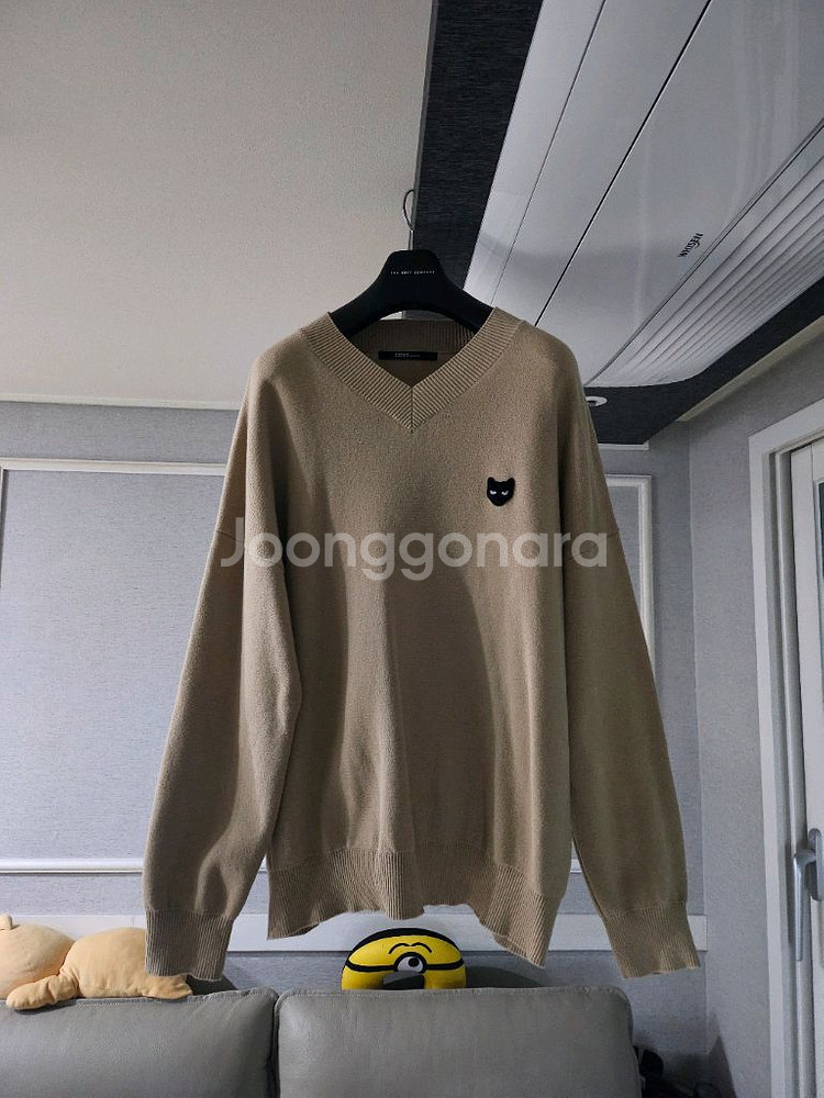 [거의 새것] 송지오옴므 지제로 니트 스웨터 티셔츠 M--0