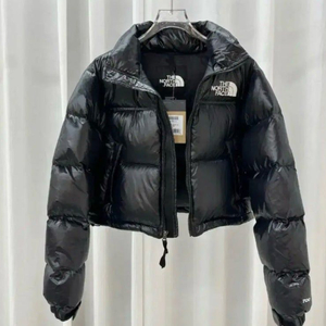 노스페이스 여성 크롭 (유광 숏패딩)