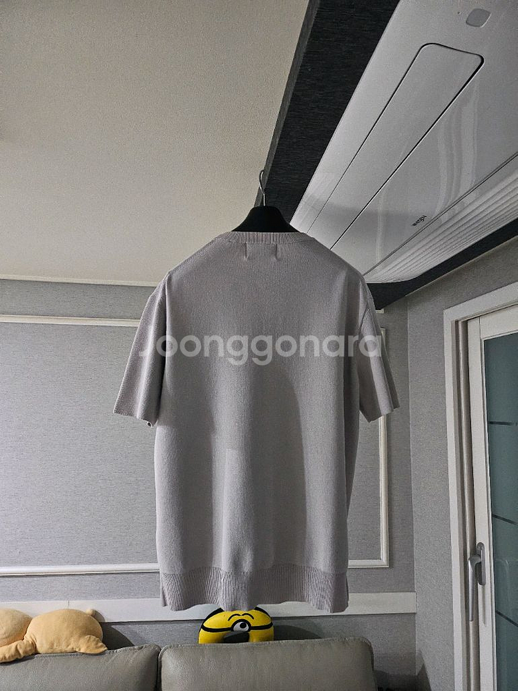 [거의 새것] 솔리드옴므 니트 포켓 반팔 티셔츠 48--1