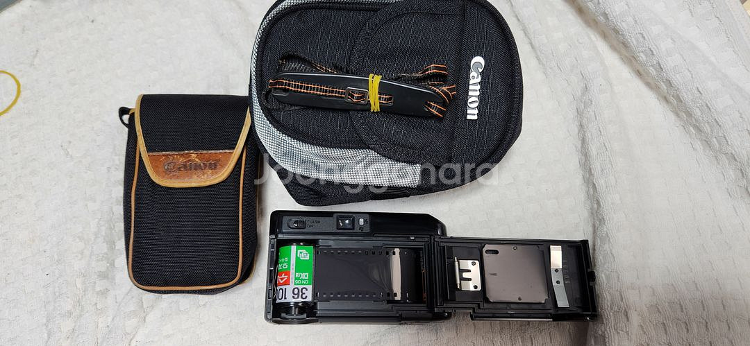 캐논오토보이2(a급), 케이스, 스트랩, 가방.--4