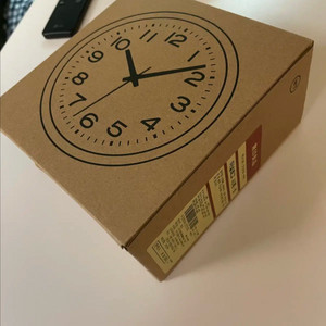 무인양품 아날로그 시계 S 화이트