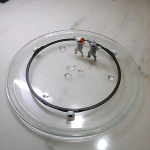 삼성전자렌지 회전유리접시 + 받침롤러 (삼성정품)