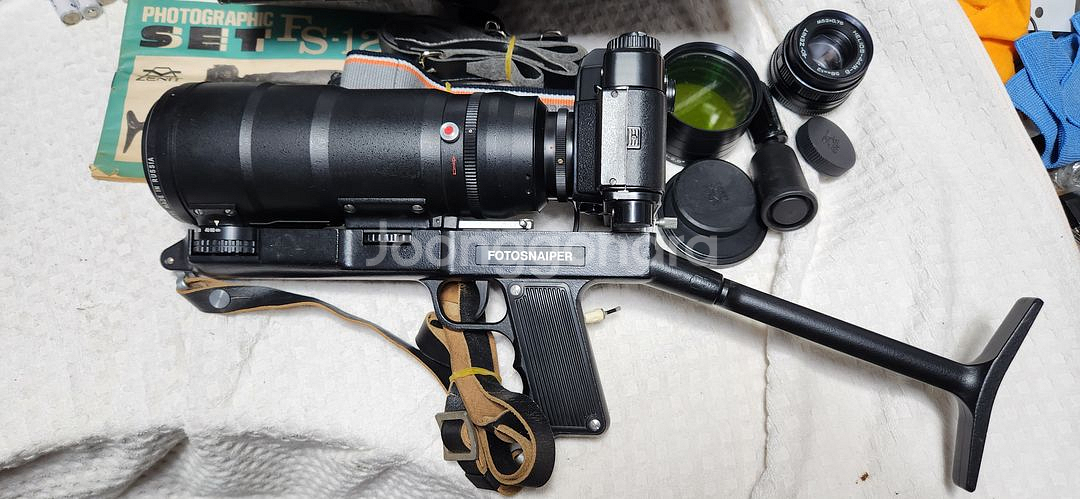 러시아 제니트 장총카메라,렌즈2개,카메라가방.--7