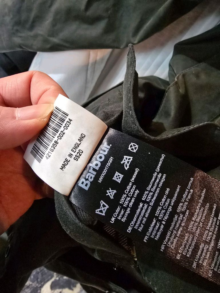 바버 뷰포트 자켓 올리브 이미지