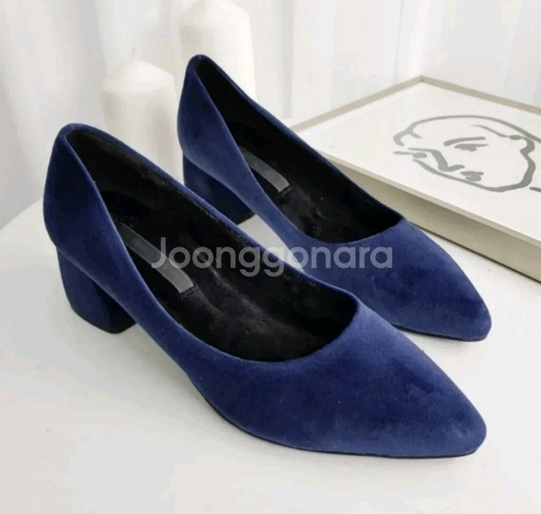 스웨이드 벨벳 스틸레토 힐 5cm--0