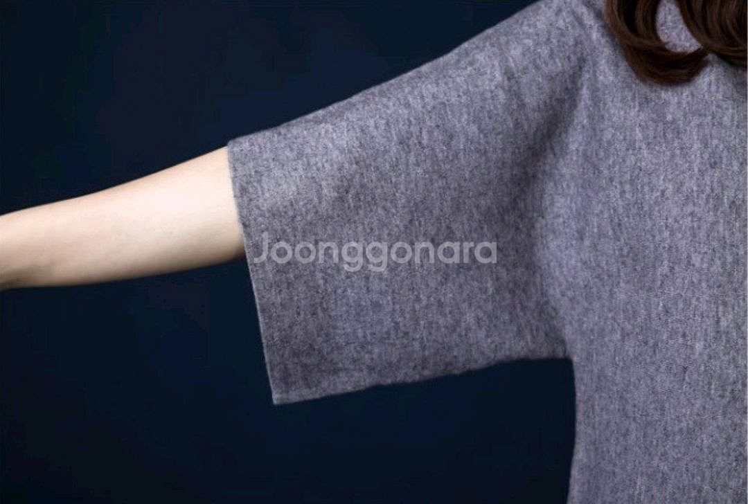 [새상품]가오리핏 니트 투피스--7